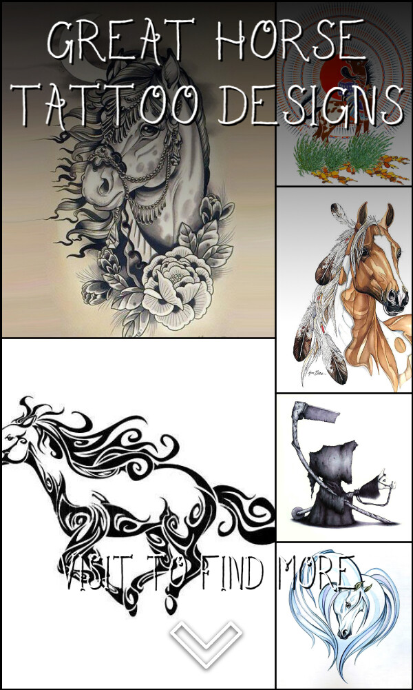 39 Great Horse tattoo designs