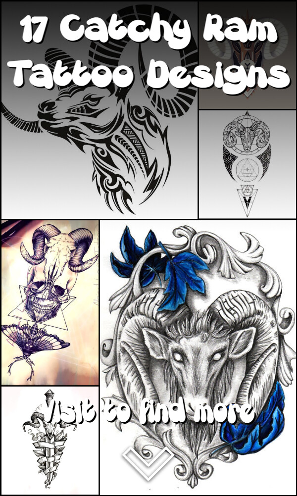 17 Catchy Ram Tattoo Designs