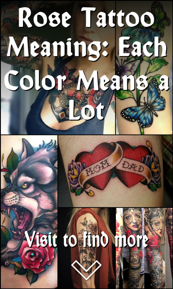 Rose Tattoo Meaning: Each Color Means a Lot
