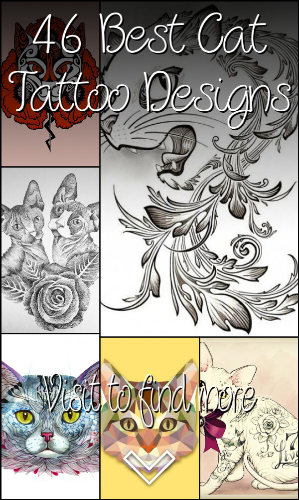 46 Best Cat Tattoo Designs