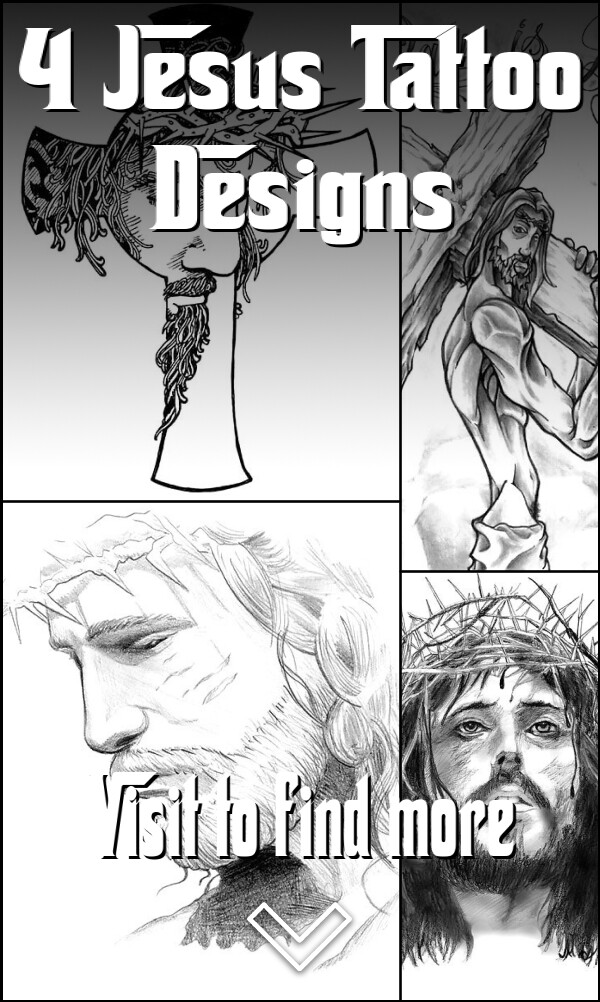 4 Jesus Tattoo Designs