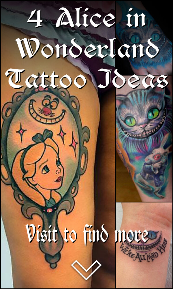 4 Alice in Wonderland Tattoo Ideas