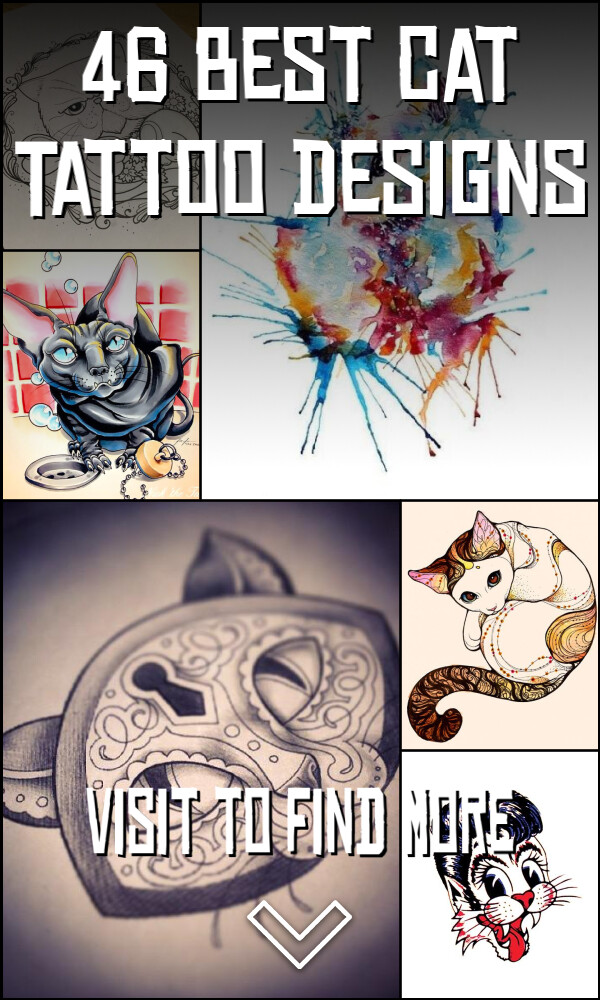 46 Best Cat Tattoo Designs