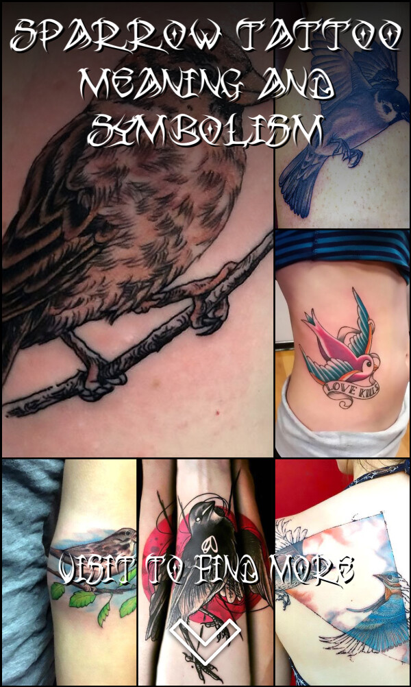 Sparrow Tattoo Meaning and Symbolism