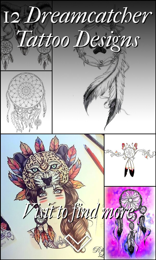 12 Dreamcatcher Tattoo Designs