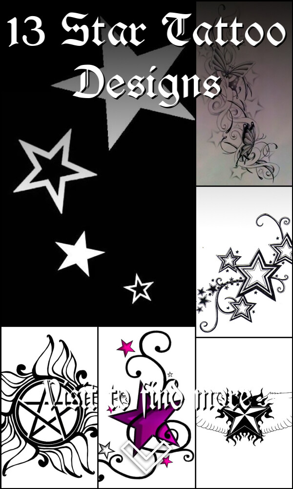 13 Star Tattoo Designs