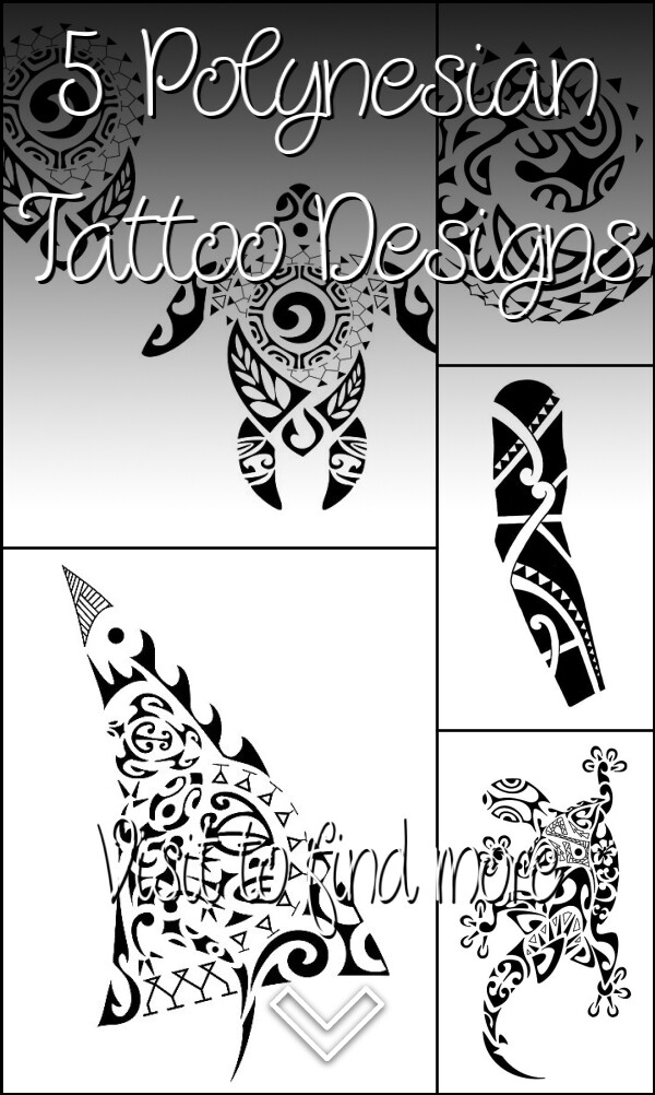 5 Polynesian Tattoo Designs