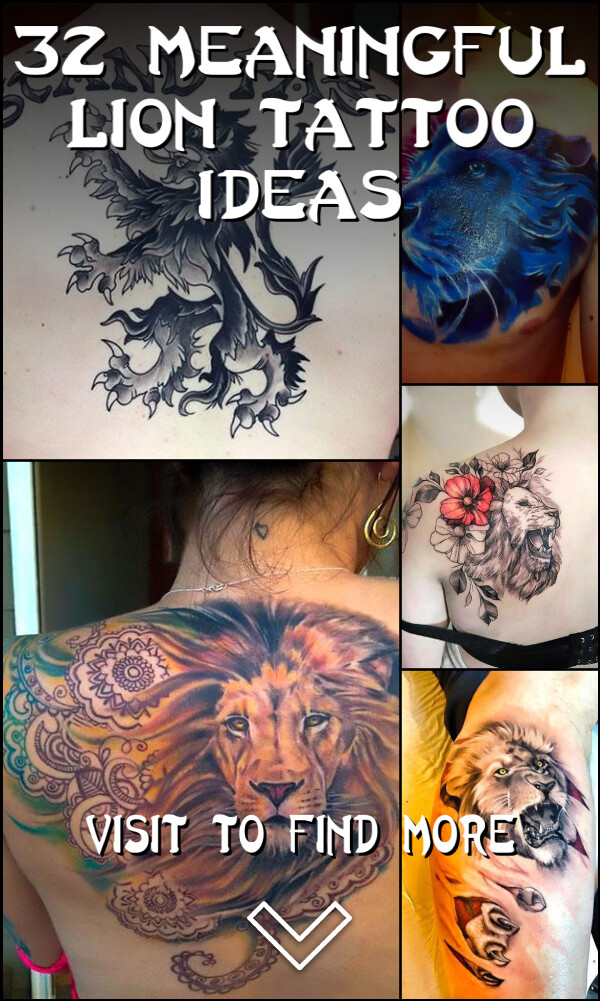 32 Meaningful Lion Tattoo Ideas
