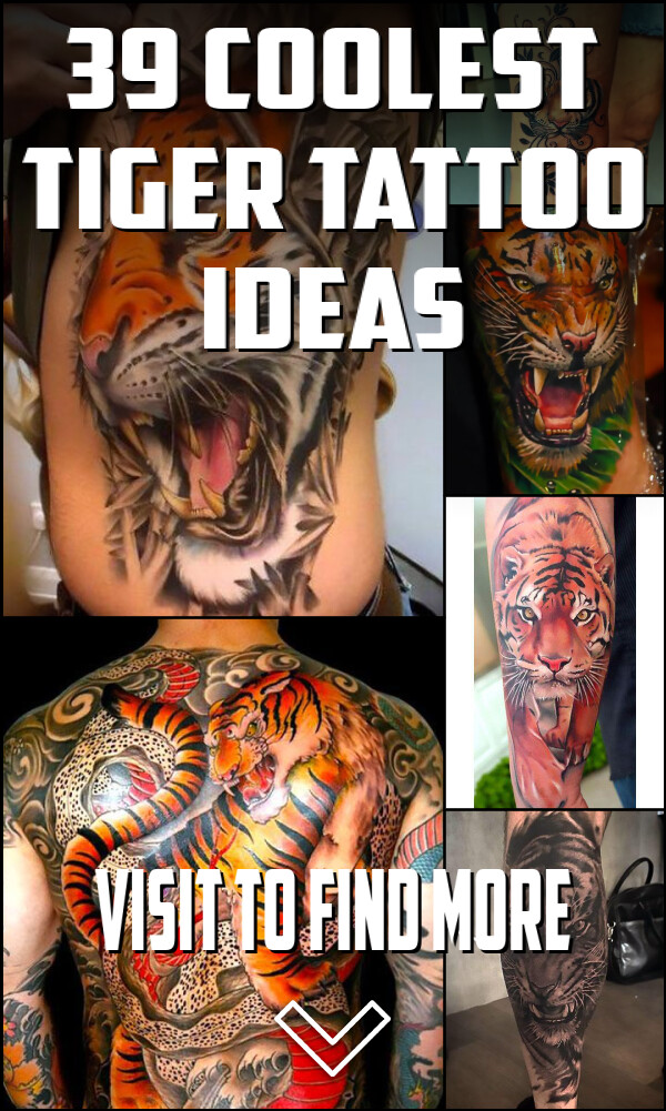 39 Coolest Tiger tattoo ideas