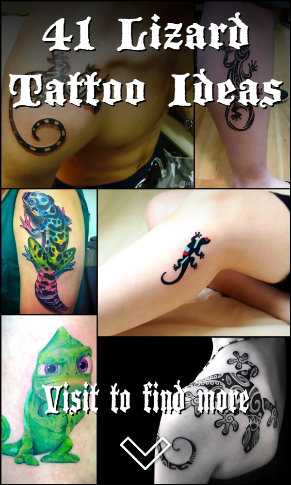 41 Lizard Tattoo Ideas