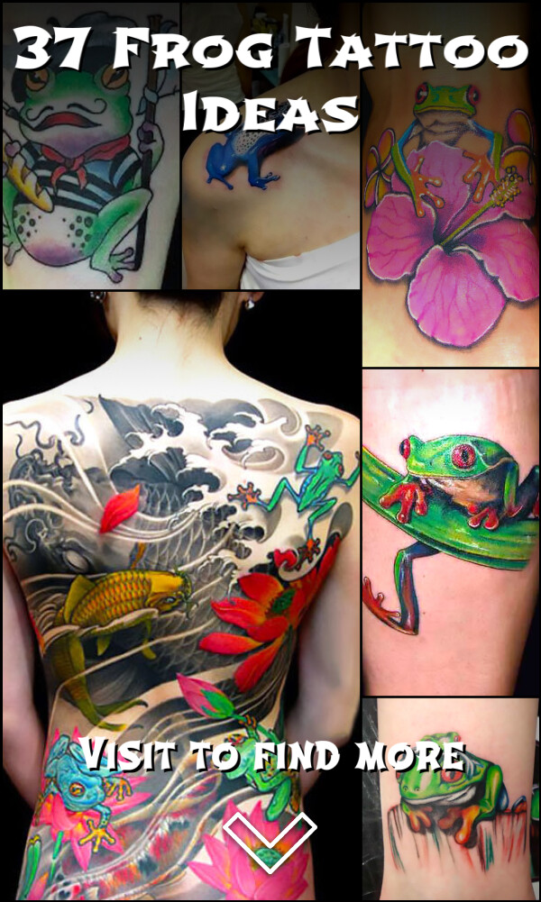 37 Frog Tattoo Ideas
