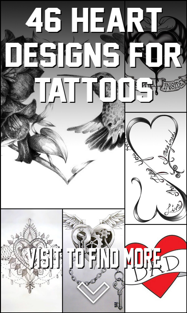 46 Heart Designs for Tattoos 
