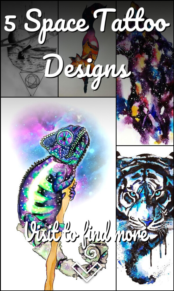 5 Space Tattoo Designs