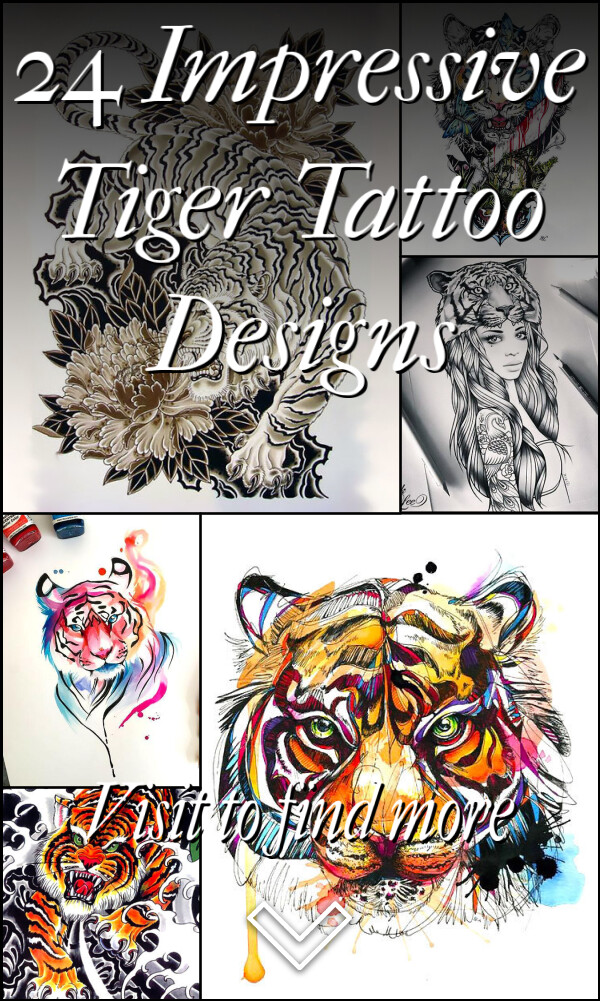 24 Impressive Tiger Tattoo Designs