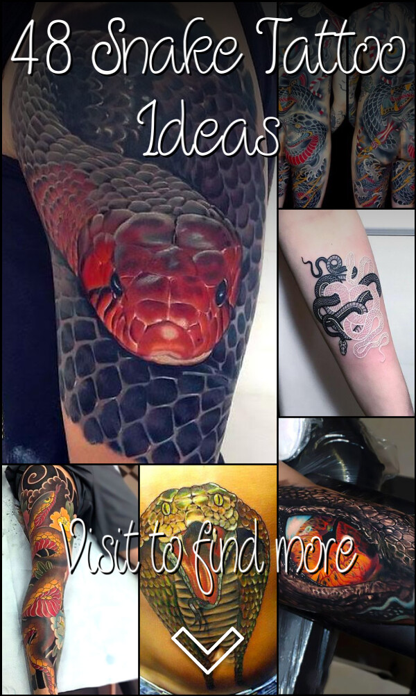 48 Snake Tattoo Ideas