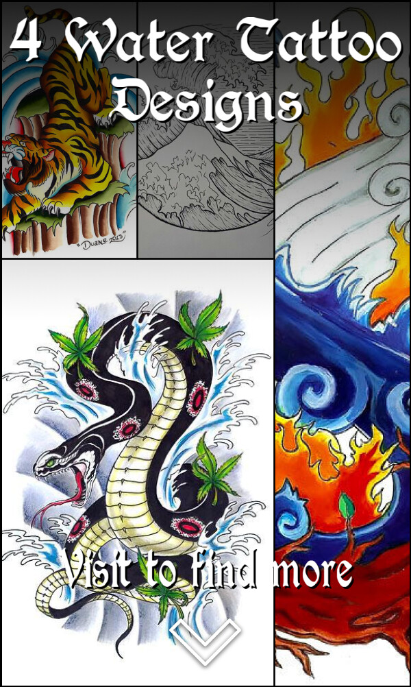4 Water Tattoo Designs
