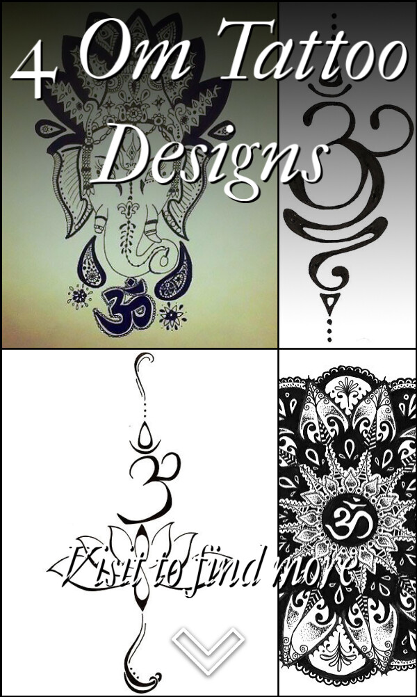 4 Om Tattoo Designs