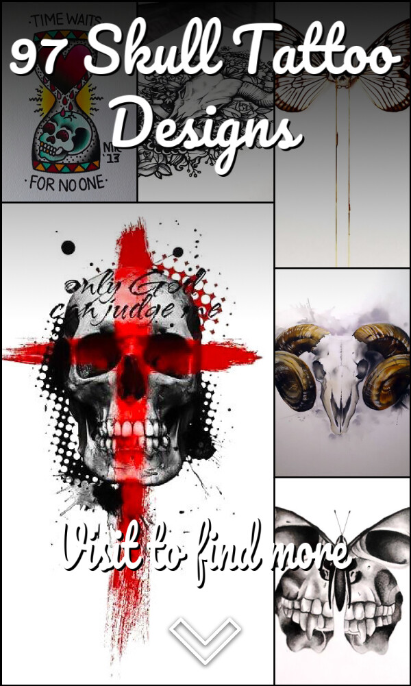 97 Skull Tattoo Designs