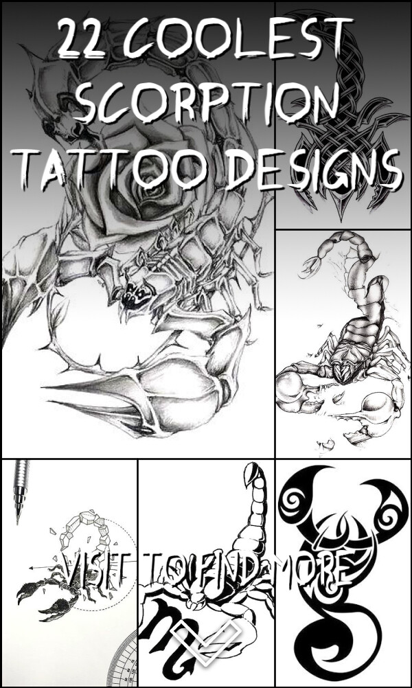 22 Coolest Scorption Tattoo Designs