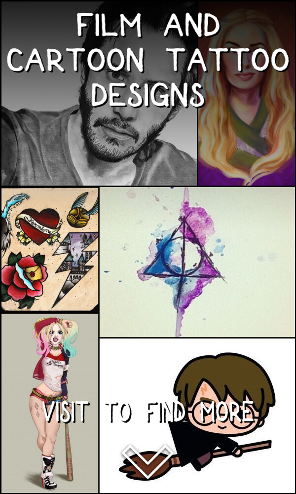 117 Film and Cartoon Tattoo Designs