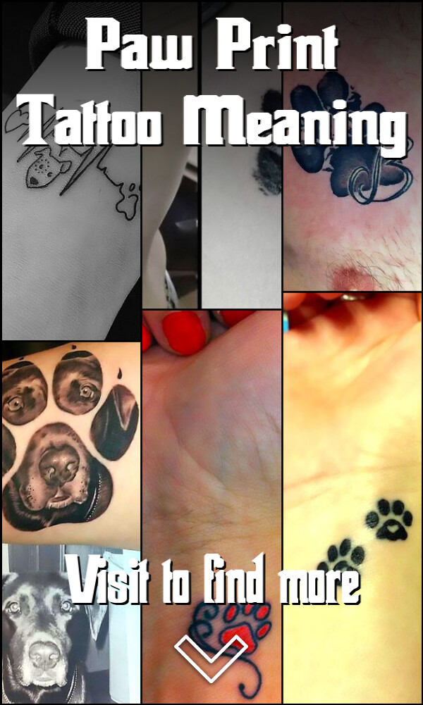 Paw Print Tattoo Meaning