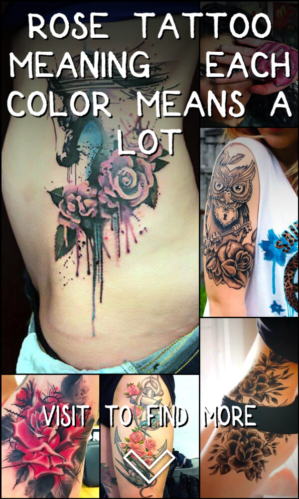 Rose Tattoo Meaning: Each Color Means a Lot