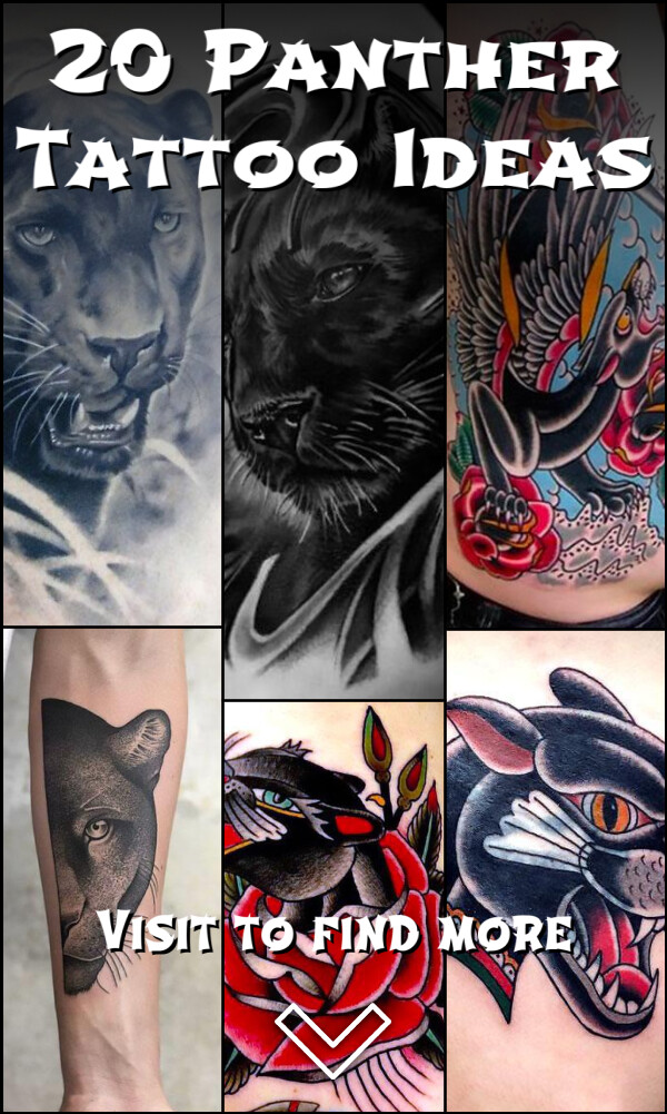 20 Panther Tattoo Ideas