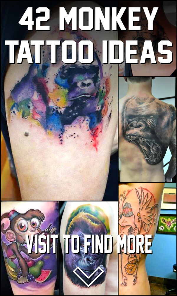42 Monkey Tattoo Ideas