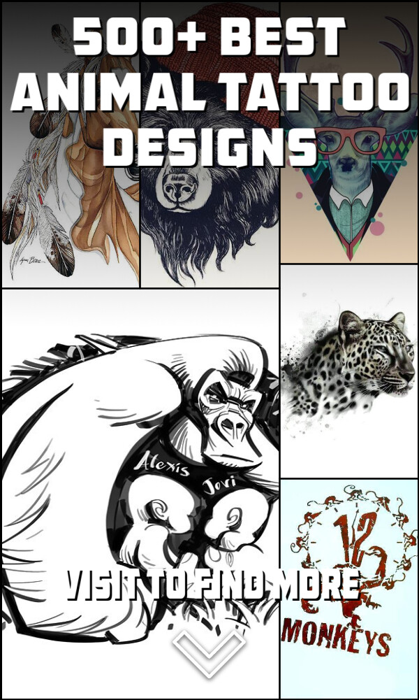 500+ Best Animal Tattoo Designs