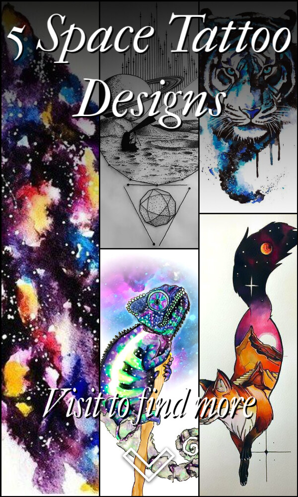 5 Space Tattoo Designs