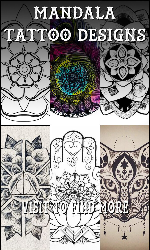 12 Mandala Tattoo Designs