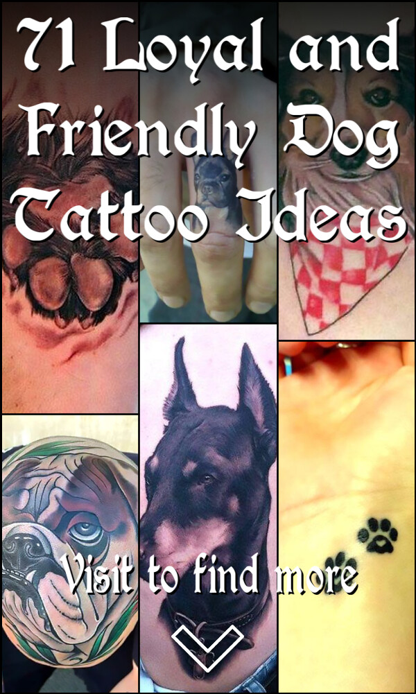 71 Loyal and Friendly Dog Tattoo Ideas
