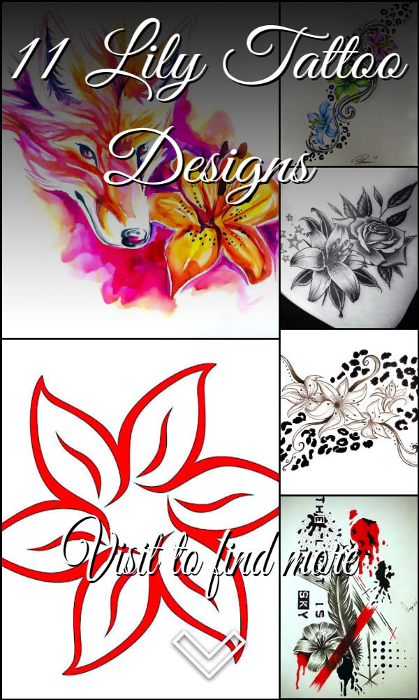 11 Lily Tattoo Designs