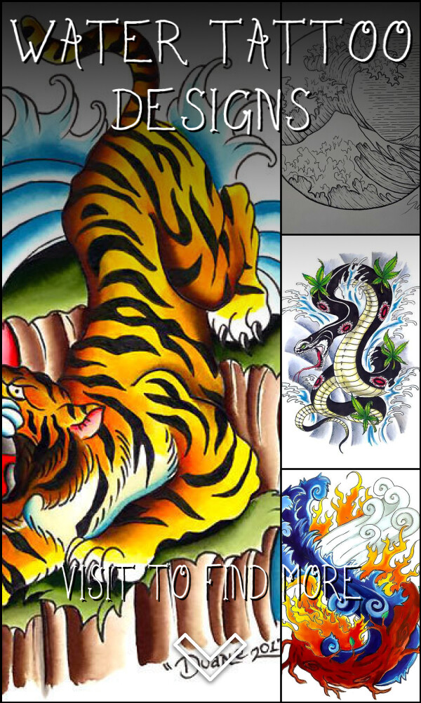 4 Water Tattoo Designs