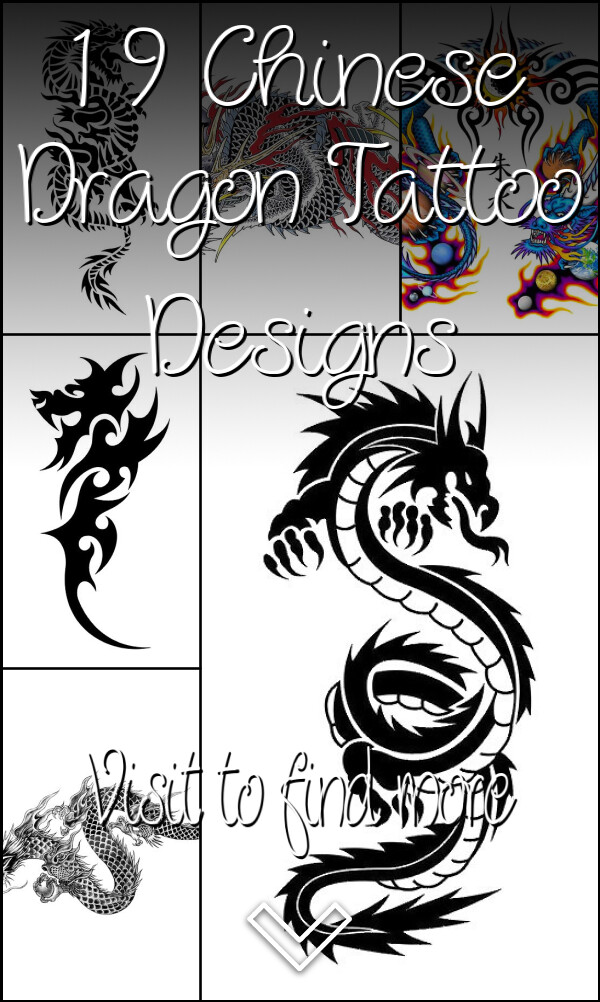 19 Chinese Dragon Tattoo Designs