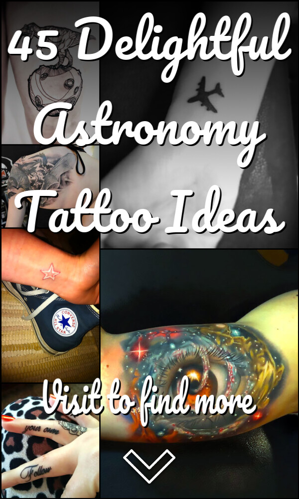 45 Delightful Astronomy Tattoo Ideas