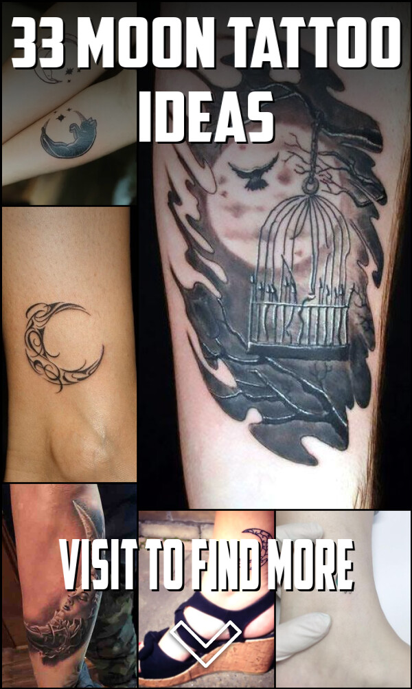 33 Moon Tattoo Ideas