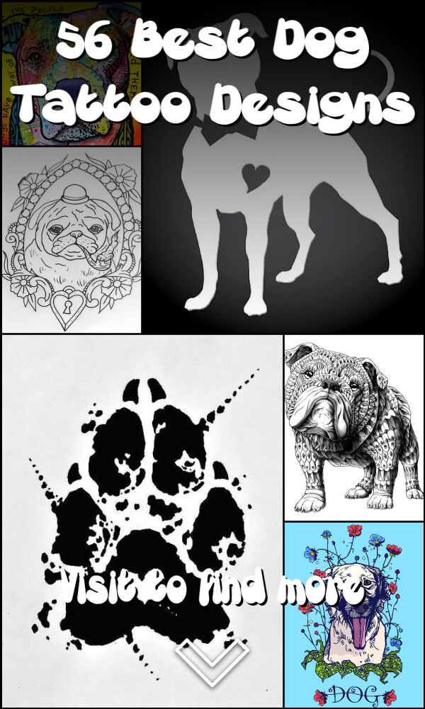 56 Best Dog Tattoo Designs