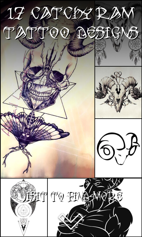 17 Catchy Ram Tattoo Designs