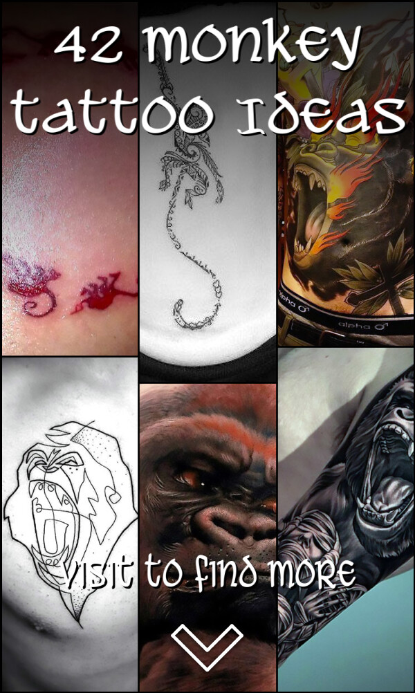 42 Monkey Tattoo Ideas