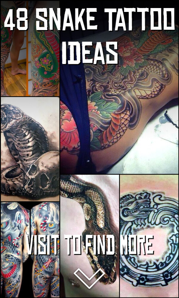 48 Snake Tattoo Ideas