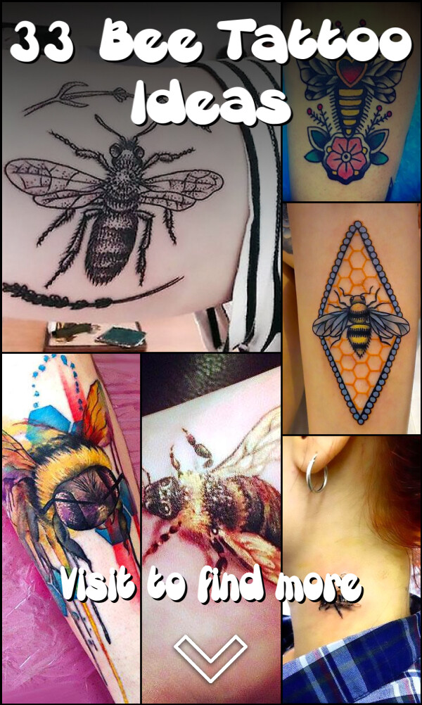 33 Bee Tattoo Ideas
