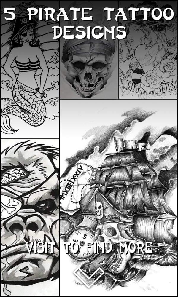 5 Pirate Tattoo Designs