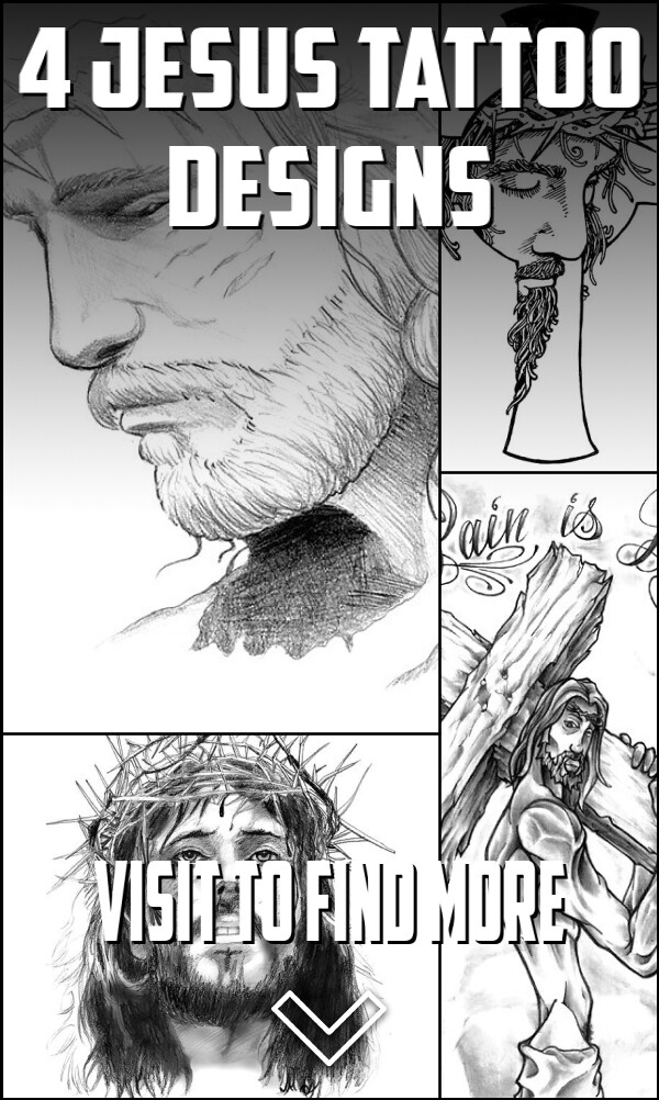 4 Jesus Tattoo Designs