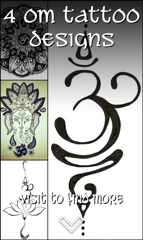 4 Om Tattoo Designs