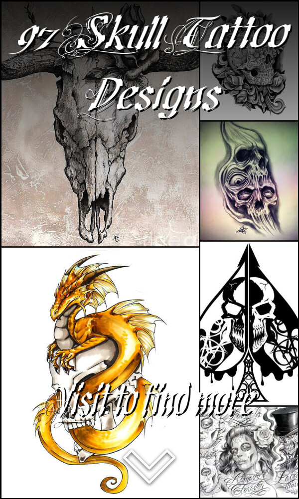 97 Skull Tattoo Designs