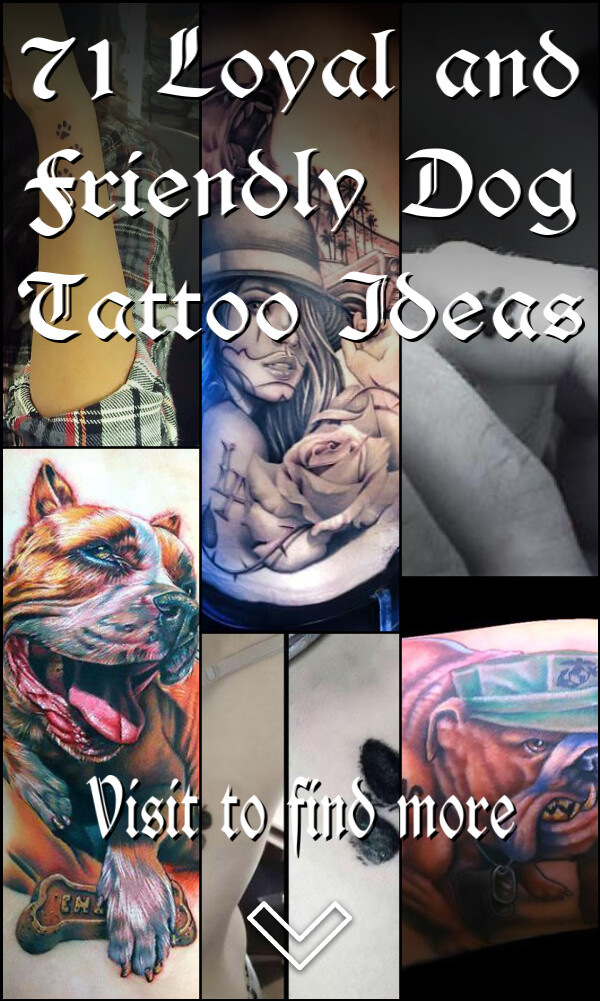 71 Loyal and Friendly Dog Tattoo Ideas
