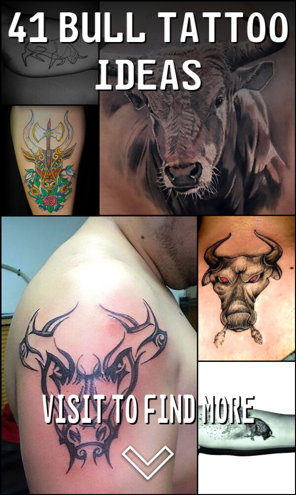41 Bull Tattoo Ideas