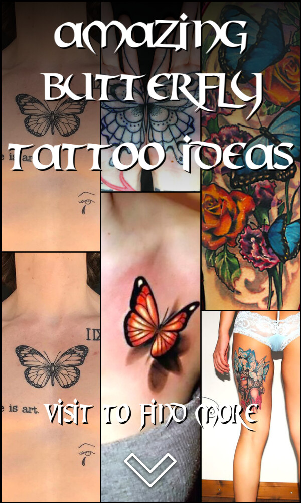 Amazing Butterfly Tattoo Ideas