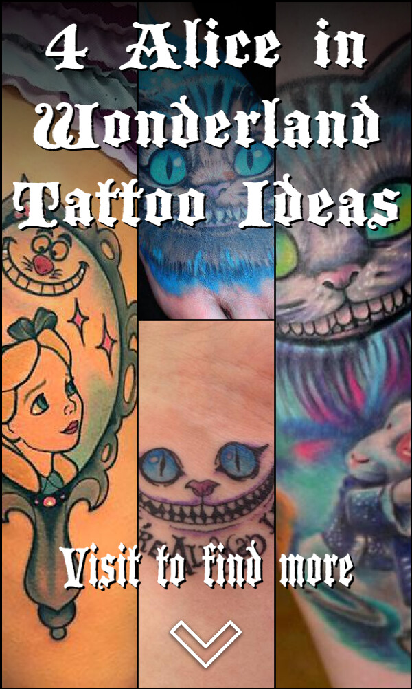 4 Alice in Wonderland Tattoo Ideas